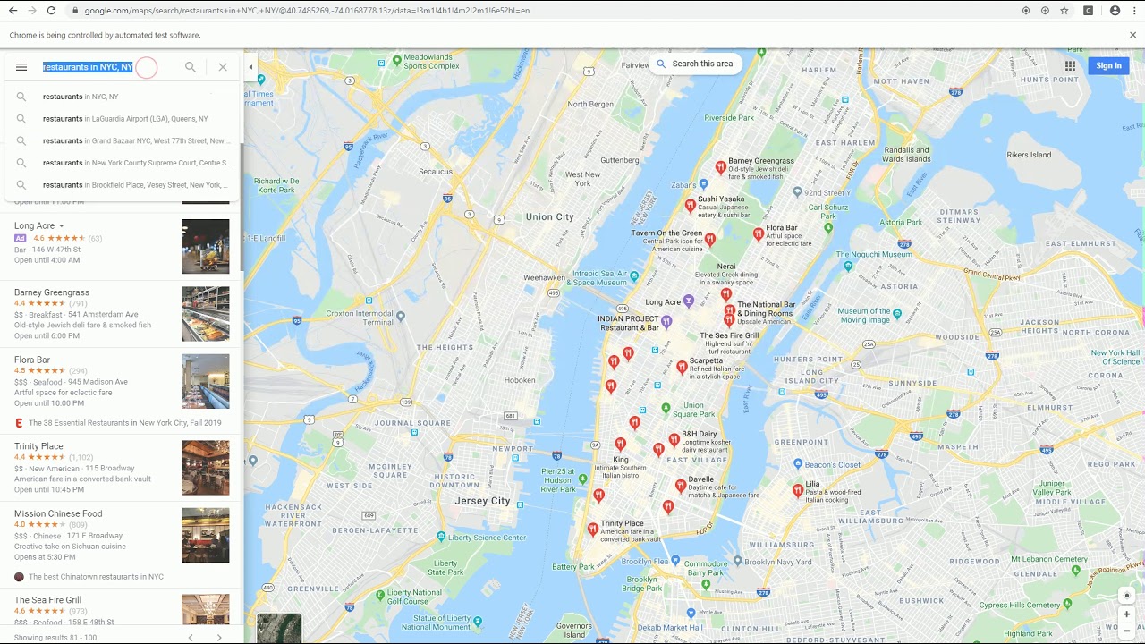 google map crawler